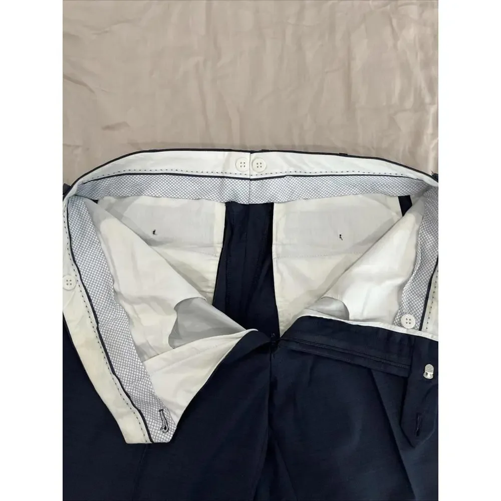 NORDSTROMS MENS BLUE DRESS PANTS WOOL AND MOHAIR 36x28 GREAT CONDITION!
